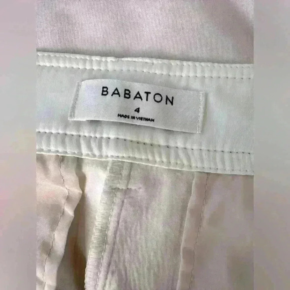 Babaton Aritzia Vegan Leather Command Cropped Pant Size 4 - Picture 7 of 12